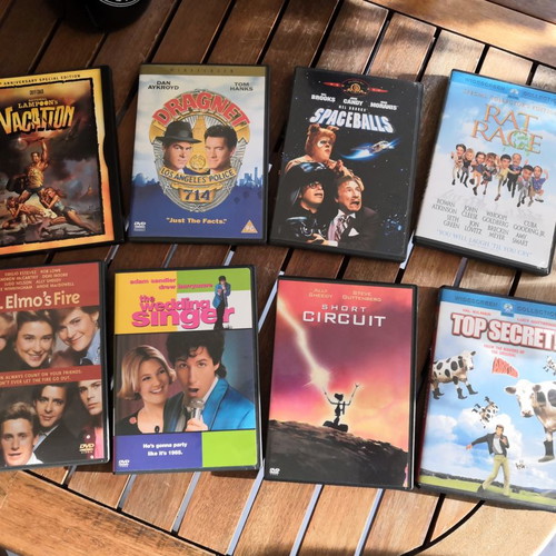 Comedy DVD pack of 8 used with English subtitles