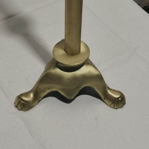 Brass manual with hanger for incense used, 14 candles, 1960
