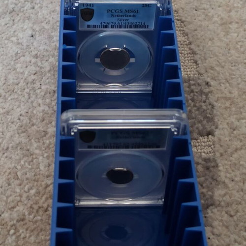 Storage box for certified coins 20 slots new