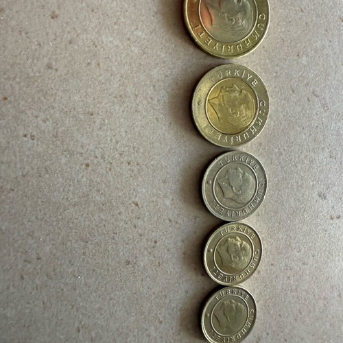Turkish coins in very good condition
