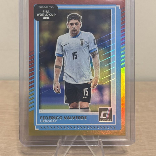 Federico Valverde Panini Donruss Red Yellow Uruguay card new