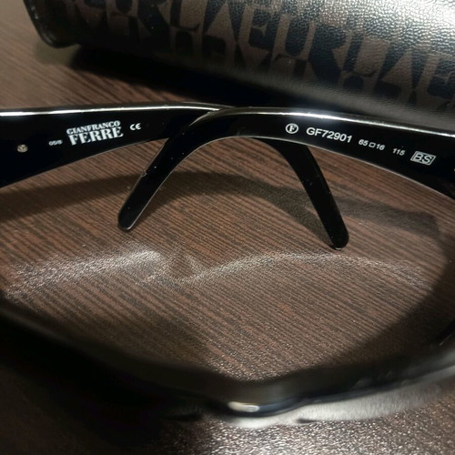 GF Ferre sunglasses with rhinestones like new, black