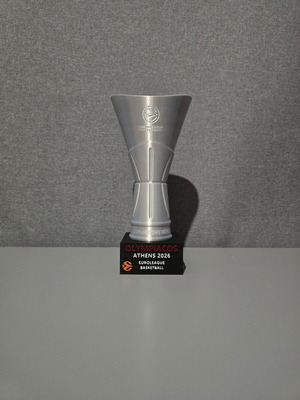 3D Printed Euroleague Trophy Olympiacos 2026 like new