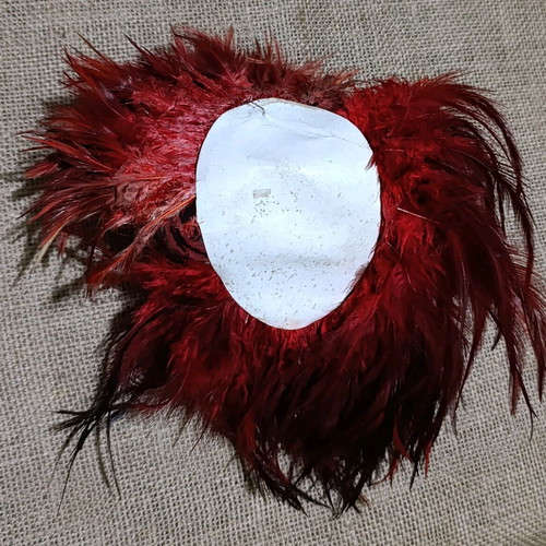 Vintage Venetian Mask porcelain art and feathers used