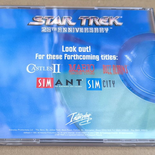 Star Trek 25th Anniversary + Judgment Rites PC CD-ROM like new