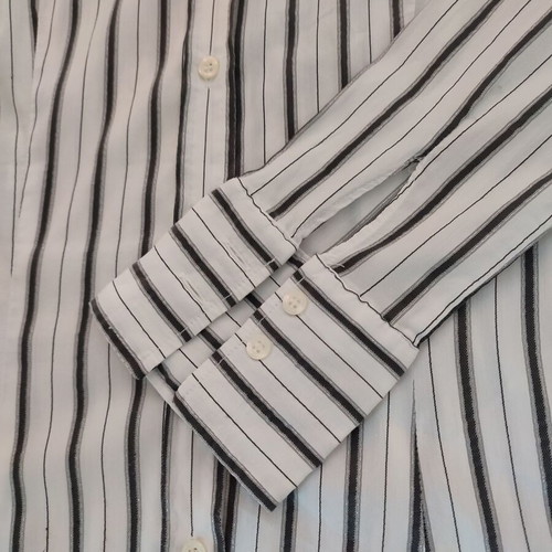 Zara Basic women's striped shirt Small like new, black and white