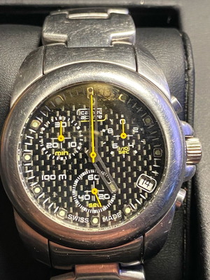 Camel Active quartz chronograph watch Swiss made used