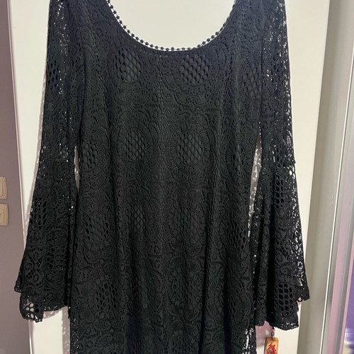 BSB Black Lace Dress Like New Romantic Boho Style