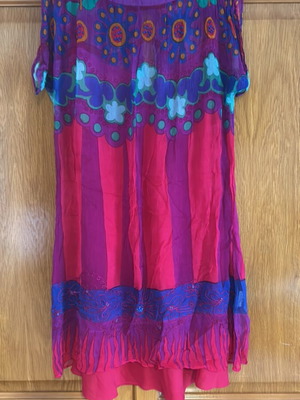Summer dress like new, colorful, size S
