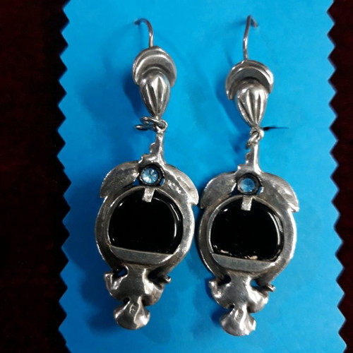 Silver Earrings Hanging Gianniotika Handmade used