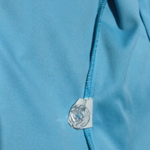 Pop Mari vintage turquoise short-sleeve shirt, one size