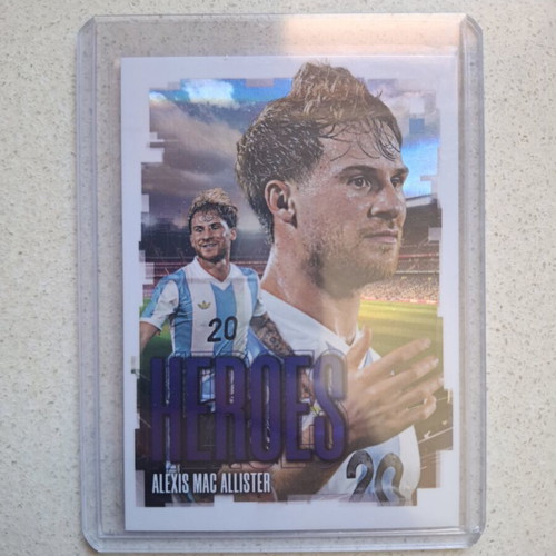 Futera 2025 Alexis Mac Allister Heroes 3/8 new