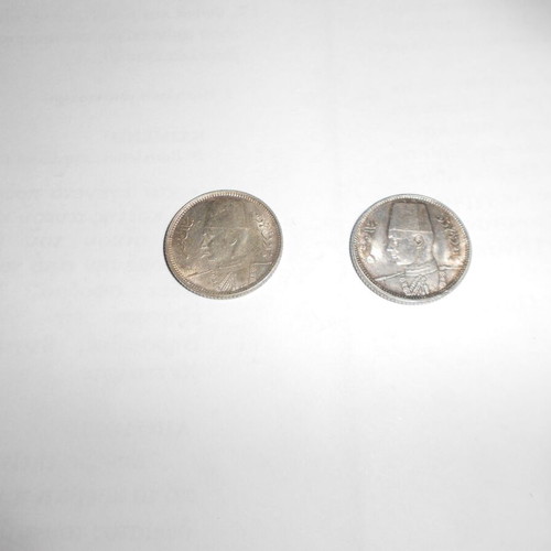 Silver foreign old coins used, pack of 5 pieces