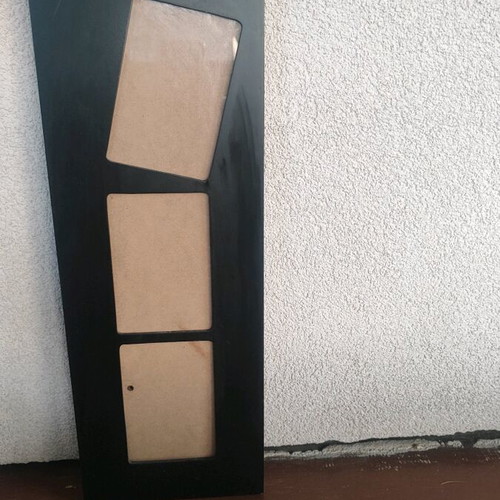 Photo frame vertical used, made of glass