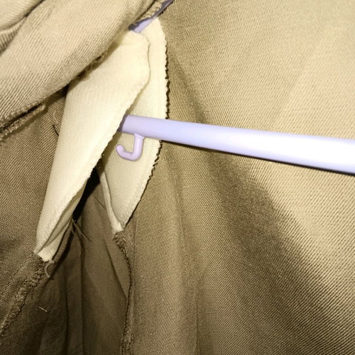 Khaki linen suit set Ataxia like new