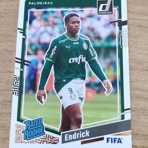 Endrick RC Rated Rookie Base 2023-24 Panini Donruss FIFA Palmeiras new