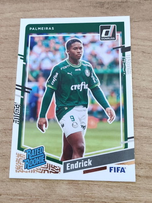 Endrick RC Rated Rookie Base 2023-24 Panini Donruss FIFA Palmeiras new