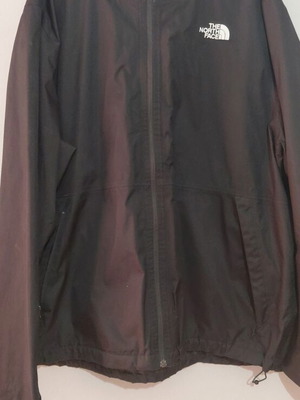 The North Face windbreaker used, black, size XXL