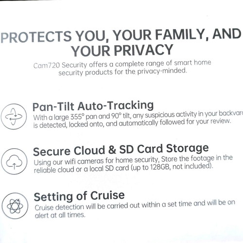 Smart camera new for indoor and outdoor use