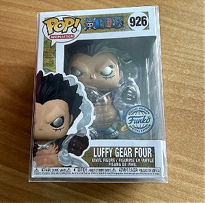 Funko Pop! One Piece Luffy Gear 4th (Exclusive) with pop protector case