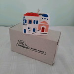 Souvenir commemorative candle from Paros new with packaging