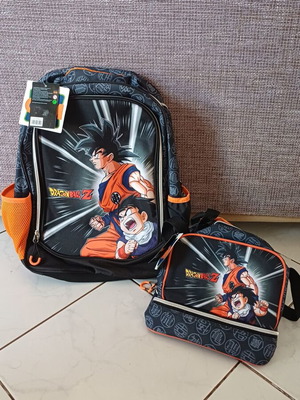 Τσάντα και τσαντάκι φαγητού Dragon Ball Z με Son Goku και Son Gohan