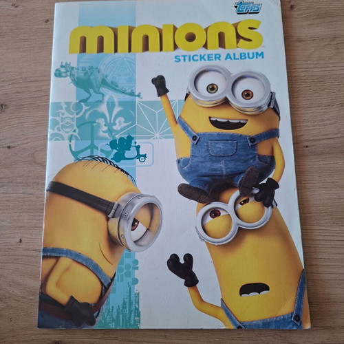 Minions Topps Sticker Album used with 88 stickers