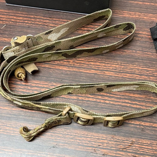 Military Picatinny Rail Accessories used, M4 Rifle grips, night vision mount, front grip, grenade pins, Multicam sling