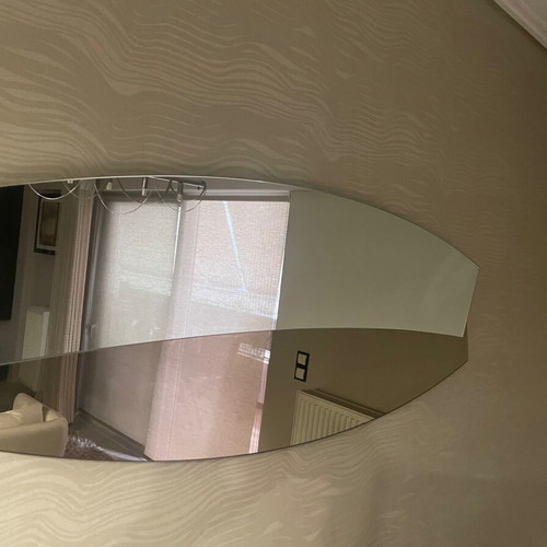 Modern mirror with unique design like new