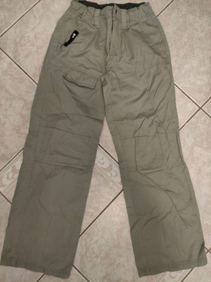Apparel pants for boys like new, gray and beige, ages 9-10