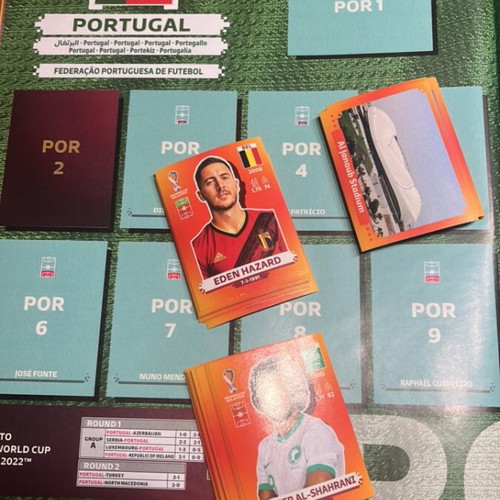 Panini FIFA World Cup 2022 album with 50 stickers new
