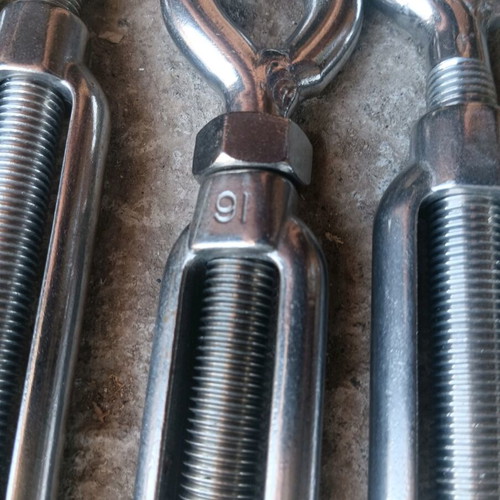 Stainless steel turnbuckles set of 4 new for all uses