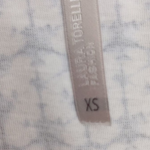 Laura Torelli dress like new, sizes XS-S, white and blue