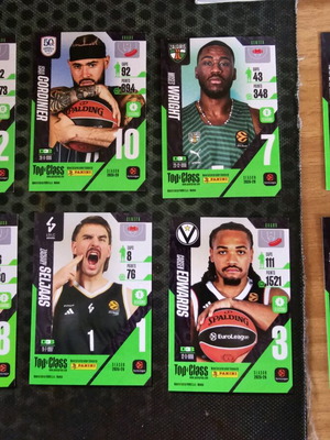 Top Class Panini Euroleague 2025-26 pack of 8 base cards like new