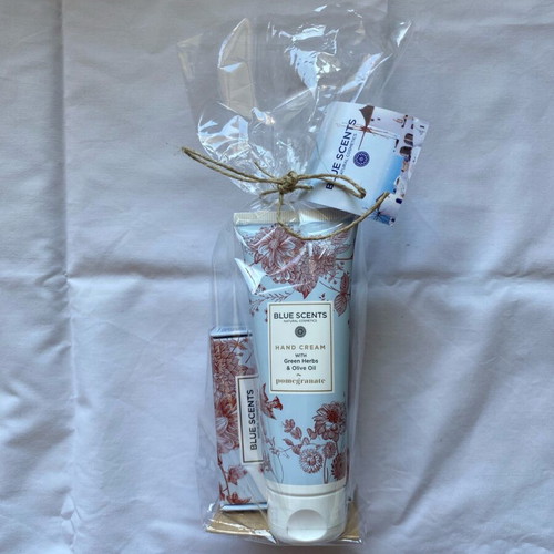Blue Scents pomegranate gift body set new