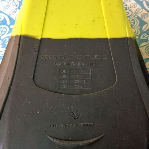 Speedo swim fins size 39-41, used