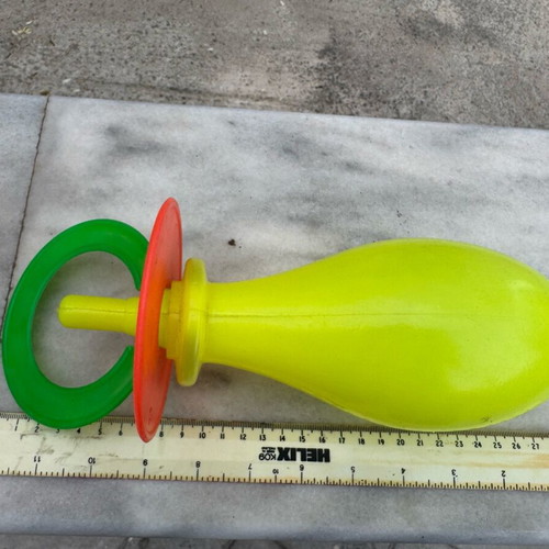 Panigiriotiki Karamouza pacifier-shaped like new, 1970s