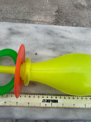 Panigiriotiki Karamouza pacifier-shaped like new, 1970s
