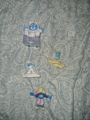 Smurfs figures, pack