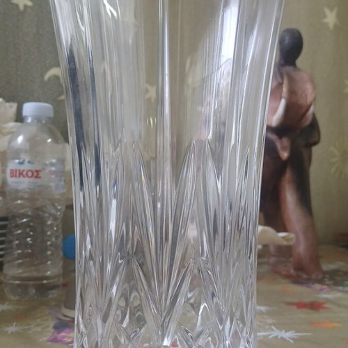 Vintage Capri Crystal Vase 24% Lead Crystal New