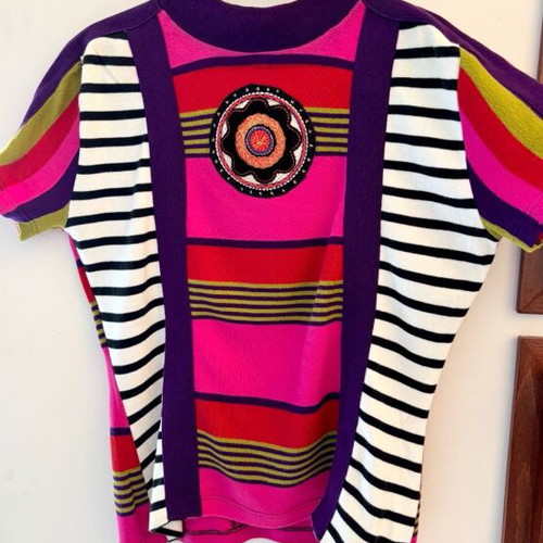 Christian Lacroix Statement Top like new, multicolor, XL