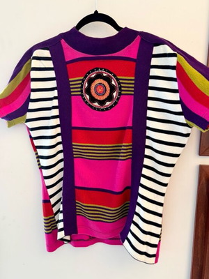 Christian Lacroix Statement Top like new, multicolor, XL