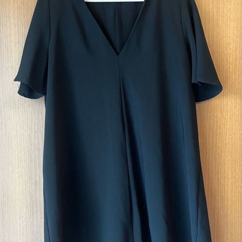 Zara TRF black mini dress tunic S like new