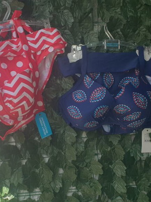 Women's swimwear new, pack of 2, size L, padded bust A-B