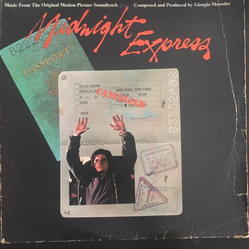 Giorgio Moroder Midnight Express vinyl used, cover wear