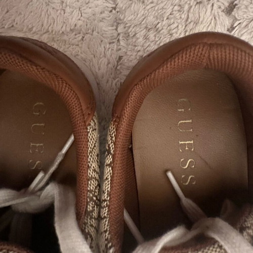 Guess women's athletic shoes like new, size 37, beige gold
