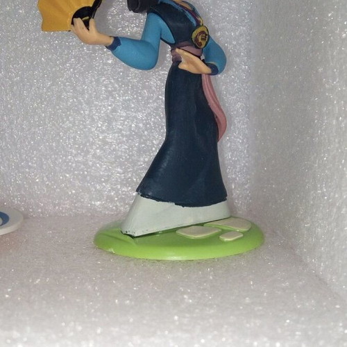 Disney princess figures set Jasmine Mulan Cinderella 9cm like new