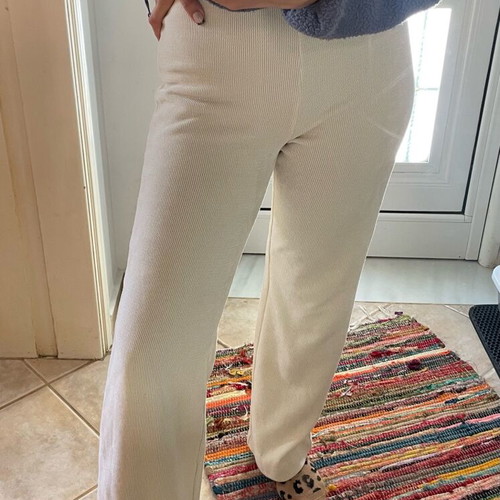 Mango beige winter trousers like new, size S