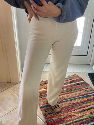 Mango beige winter trousers like new, size S