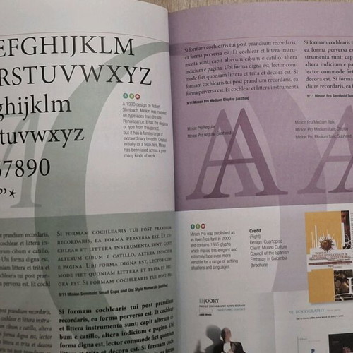 1000 Fonts by Bob Gordon used typography guide book in English